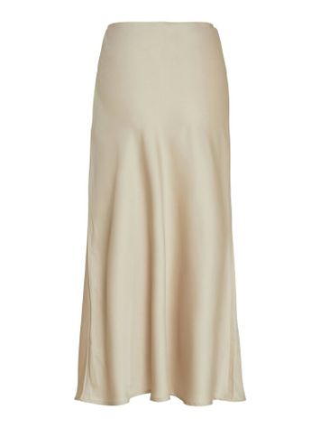 Beige satijnen rok Viellette Vila 