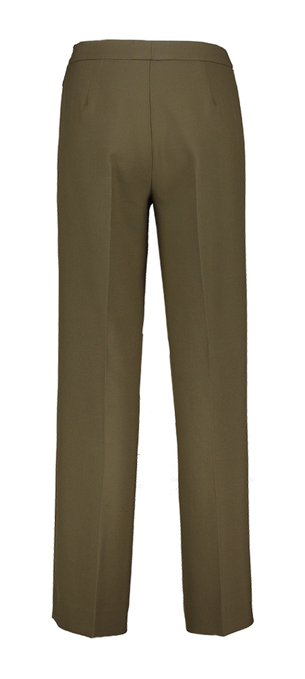 Groene geklede broek met rechte pijpen Tibio Furore 