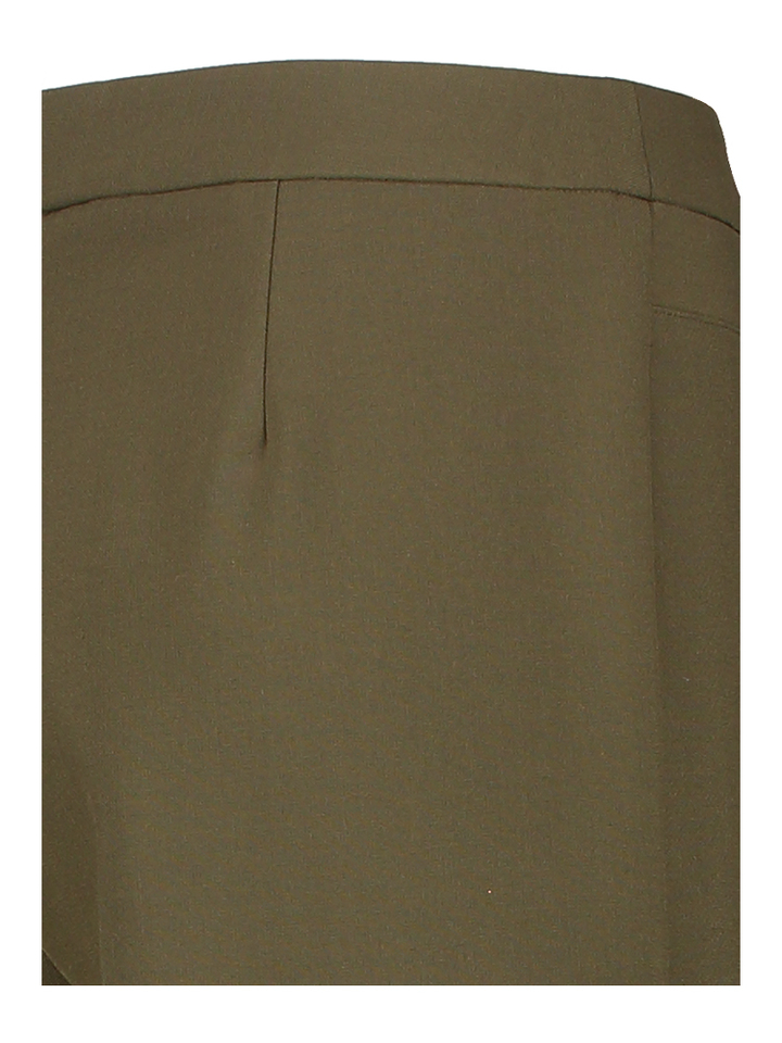 Groene geklede broek met rechte pijpen Tibio Furore 