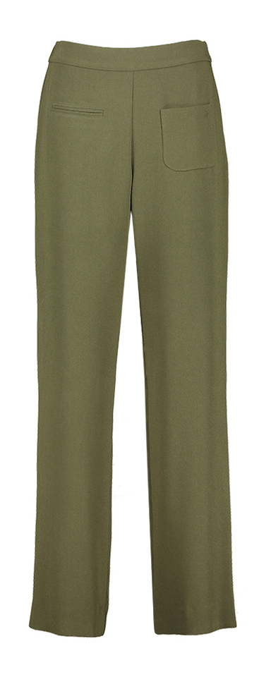 Kaki groene geklede broek Tocca Furore 