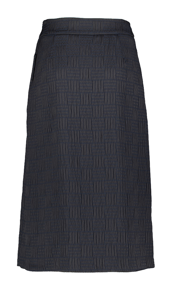 Donkerblauwe rok met blauwe ruit Sparki Furore 