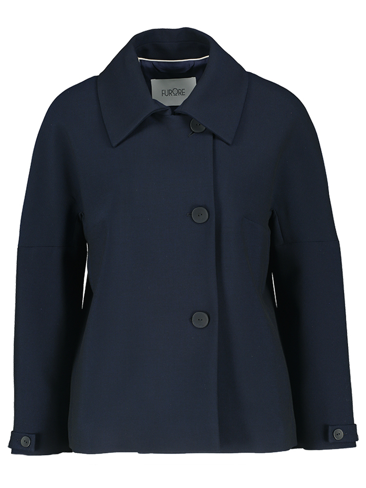 Donkerblauwe geklede blazer Coletta Furore