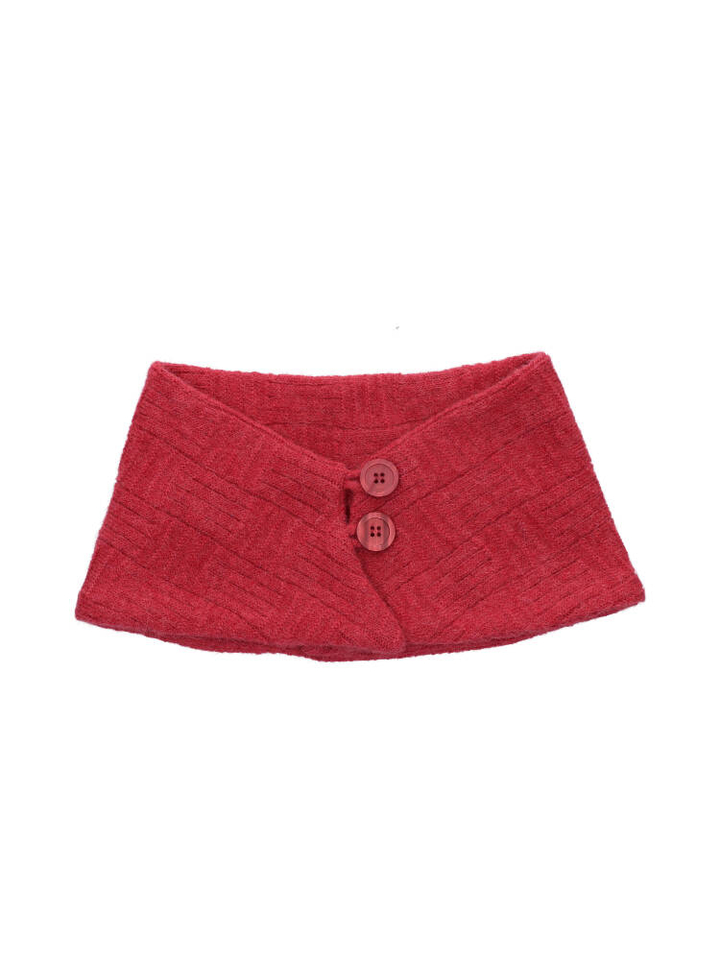 Frambooskleurige wollen sjaal Pitti Furore