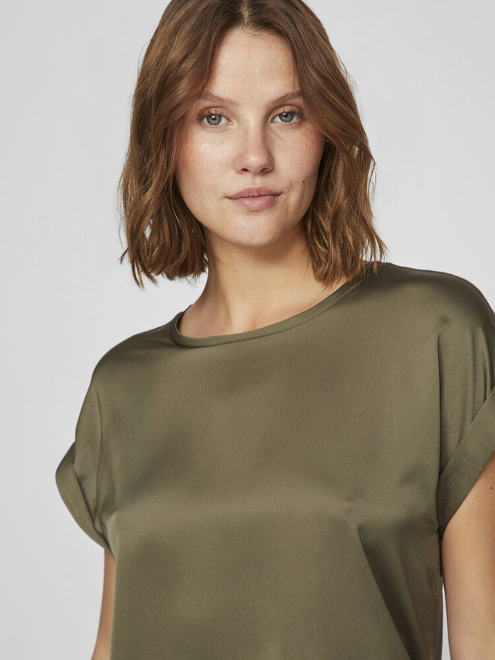 Dusty olive t-shirt Vila