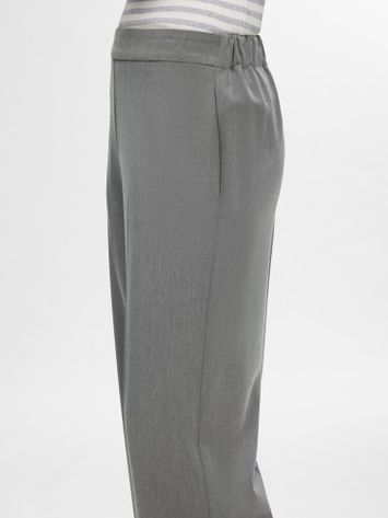 Grijze geklede broek Selected Femme