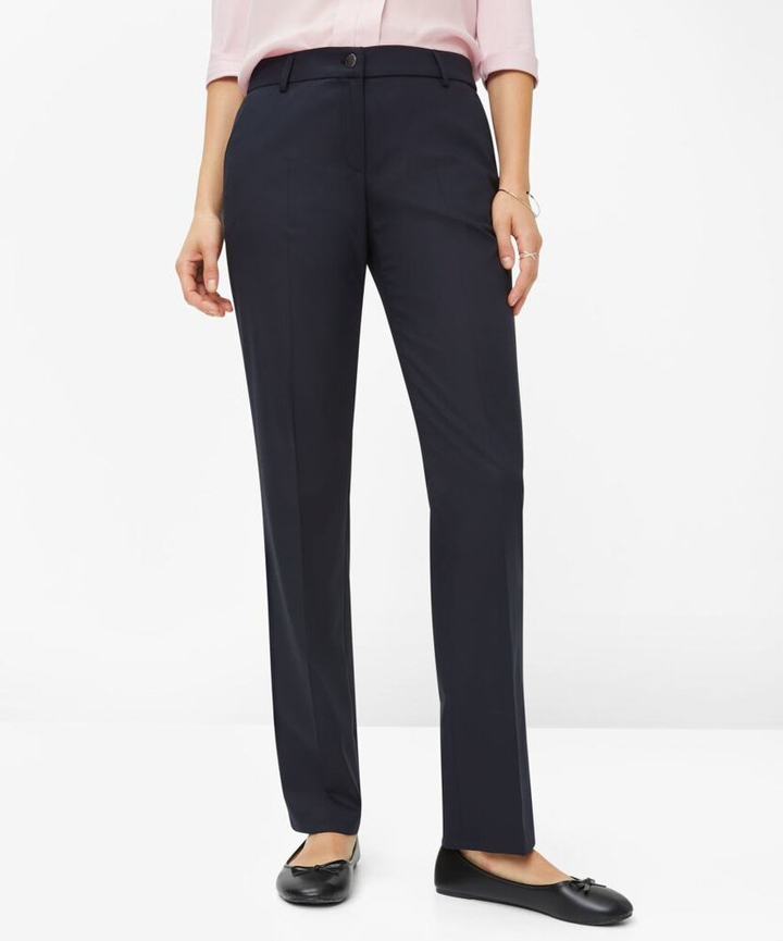 Donkerblauwe geklede broek Brax