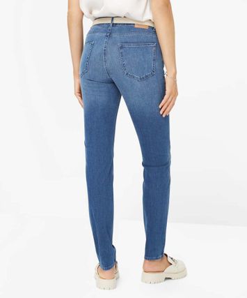 Used stone slim fit jeans Shakira Brax