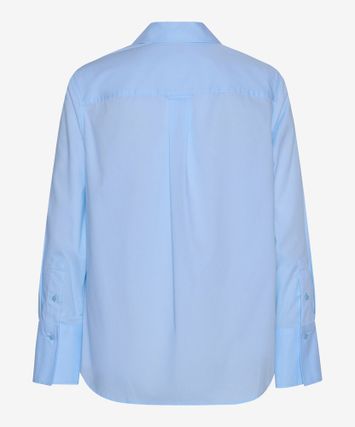 Lichtblauwe katoenen blouse Brax