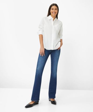 Witte katoenen blouse Brax