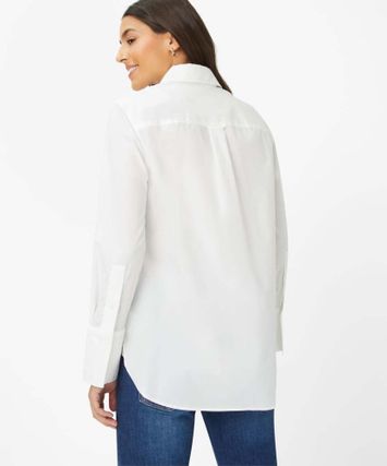 Witte katoenen blouse Brax