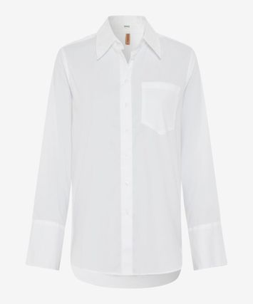 Witte katoenen blouse Brax