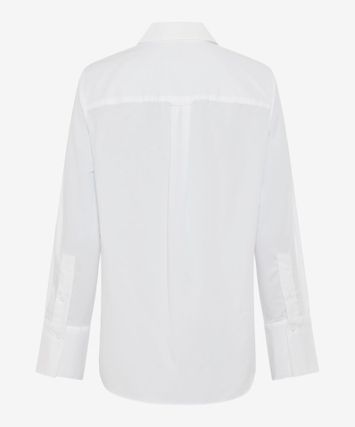 Witte katoenen blouse Brax