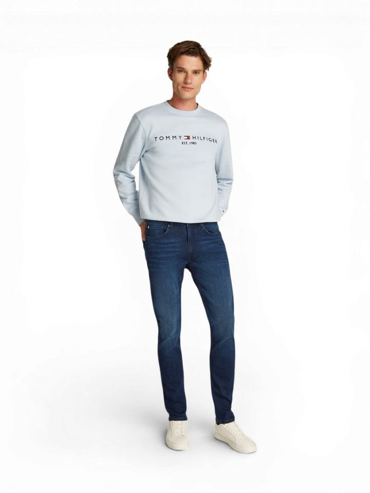 Donkerblauwe slim fit Tommy Hilfiger 