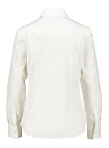 Ecrukleurige blouse met knopen en lange mouwen Cristiana C