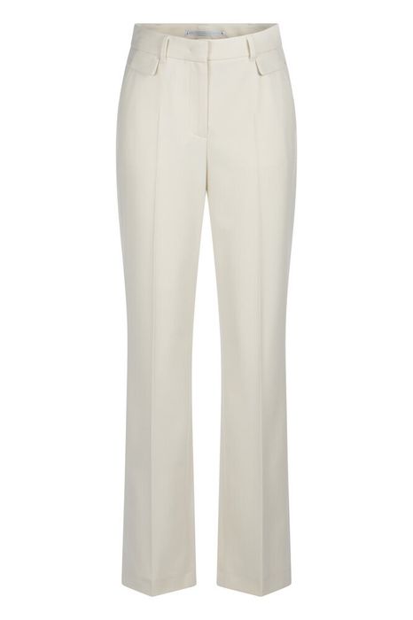 Ecru geklede broek Nima Raffaello Rossi