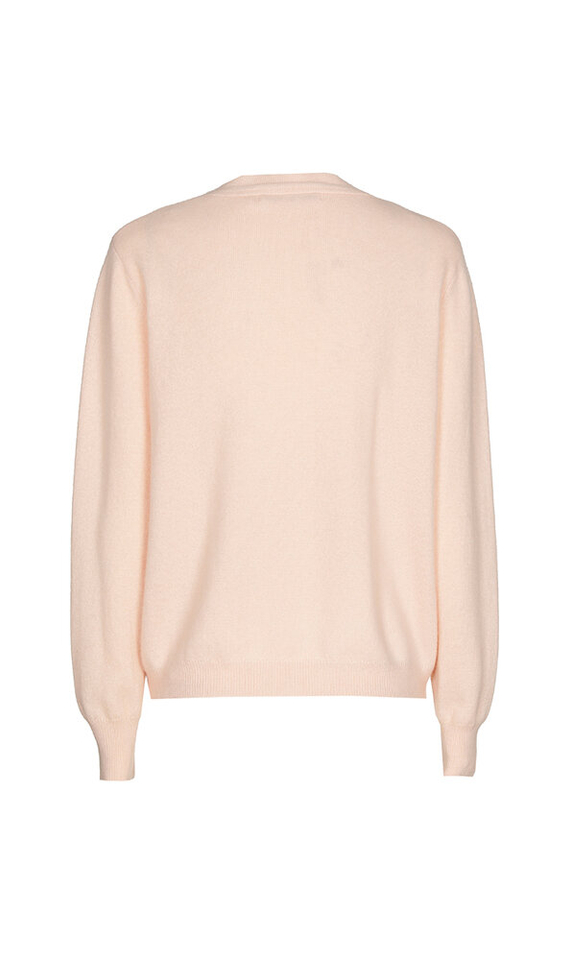 Lichtroze cashmere trui Kubras Xandres