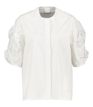 Due Amanti Witte blouse met pofmouwen Libby