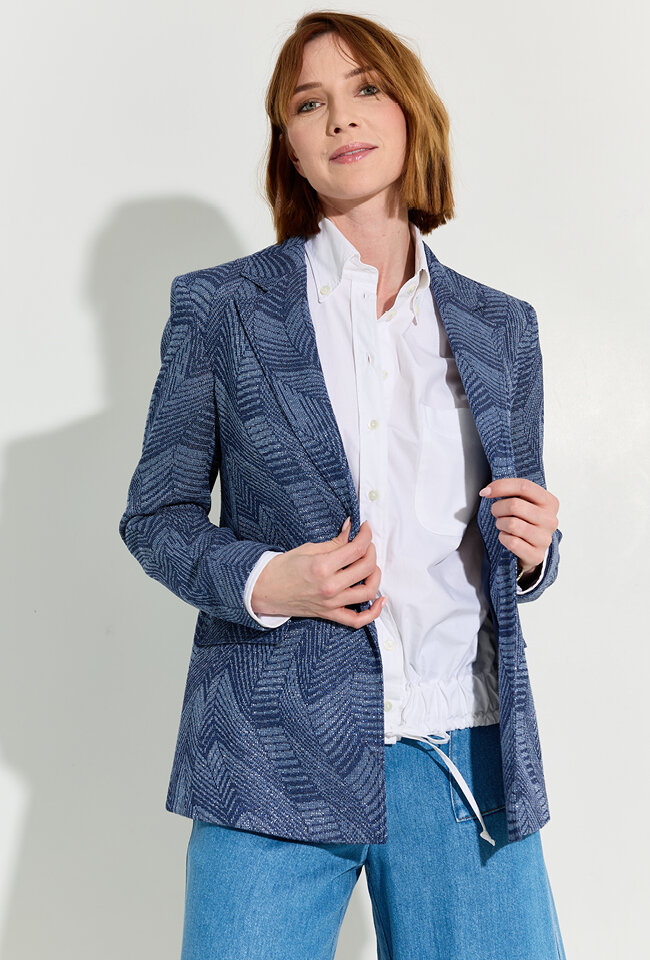 Witte katoenen hemdblouse met gestropt detail La Camicia