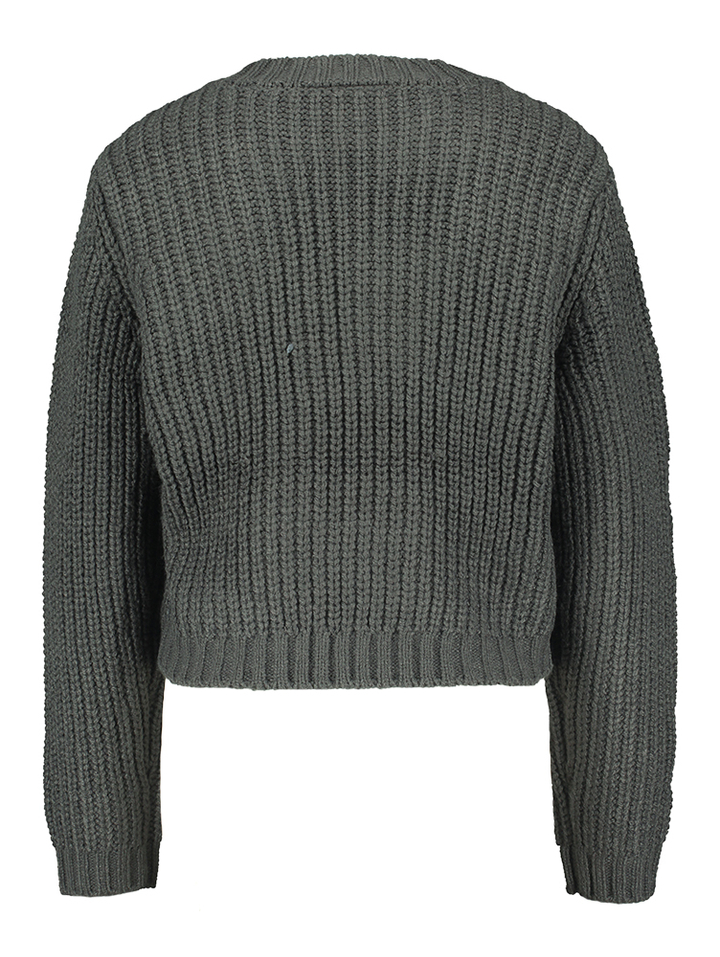 Donkergrijze gilet met knopen en speciale zakken Viberg Vila