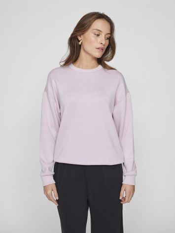 Lichtroze sweater Visandy Vila