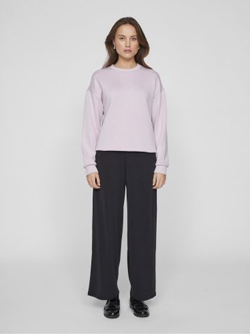 Lichtroze sweater Visandy Vila