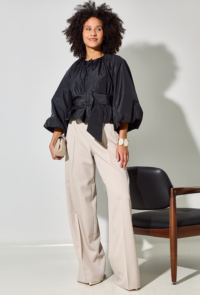 Greige broek met elastiek Blake Natan edition 5