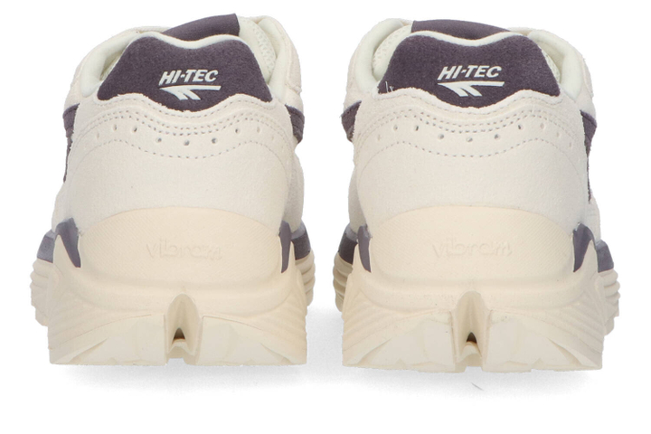 Witte lage sneakers met paarse details Shadow Hi-Tec