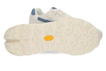 Ecru sneakers met blauwe afwerking RGS Shadow HI-TEC