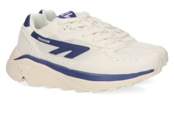 Witte lage sneakers met blauwe details Shadow Hi-Tec
