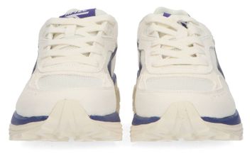 Witte lage sneakers met blauwe details Shadow Hi-Tec