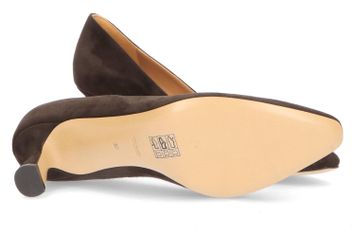 Testa di moro bruine suede pumps Codo Voltan