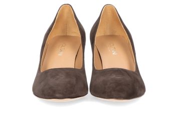Testa di moro bruine suede pumps Codo Voltan