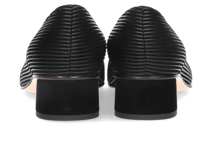 Nero geklede schoenen met blokhak Voltan 