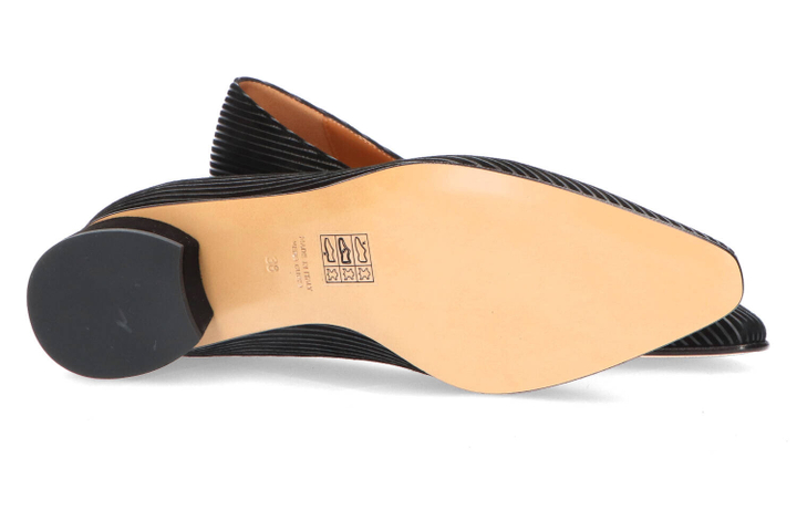 Nero geklede schoenen met blokhak Voltan 