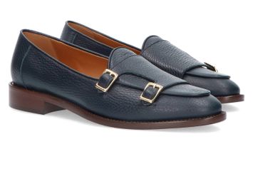 Blue navy geklede lage schoenen Voltan 