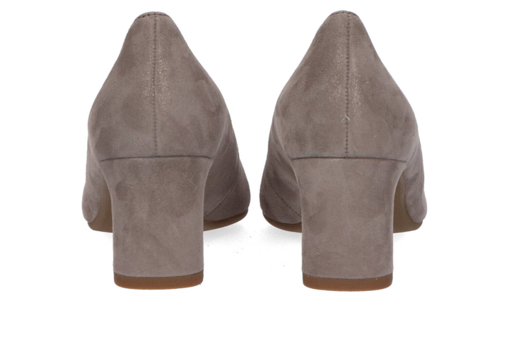 Taupe pumps met lichte glans Gabor