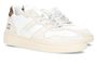 White/Leopard lage sneakers D.A.T.E