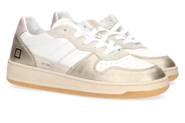 White platinum lage sneakers D.A.T.E