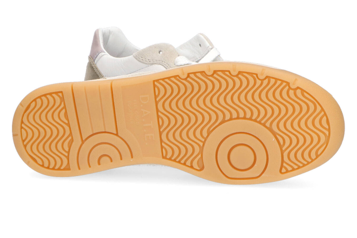 White platinum lage sneakers D.A.T.E