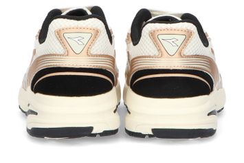 Witte lage sneakers met rosé gouden details Diadora