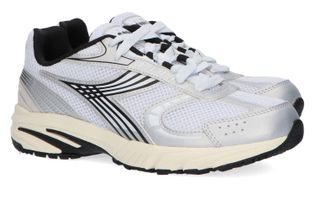 Diadora Sportieve sneakers met wit en zilver