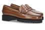 Camel kleurige instappers Sebago
