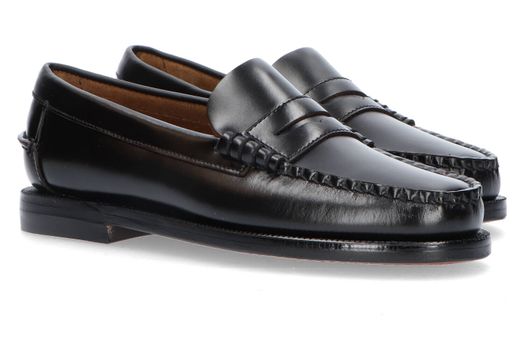 Zwarte geklede instapper Sebago