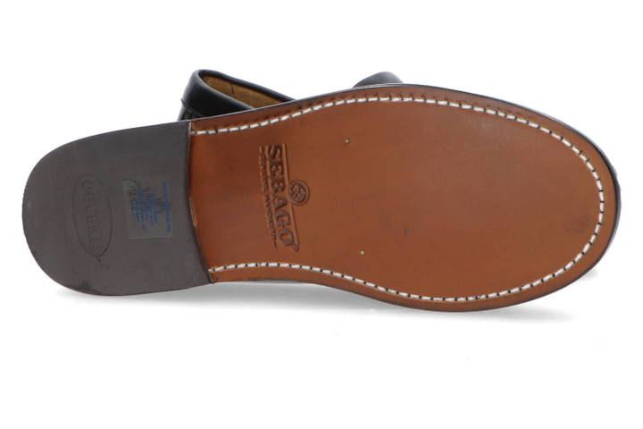 Zwarte geklede instapper Sebago