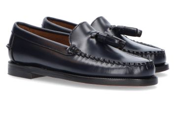Donkerblauwe geklede instappers Sebago
