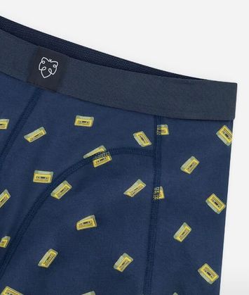 Navy Cassette Tape boxershort A'dam