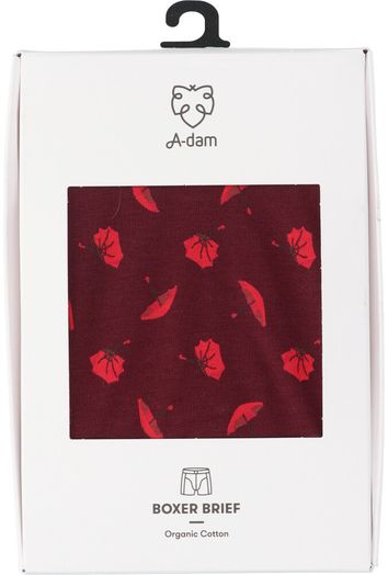Burgundy Umbrella boxershort A'dam