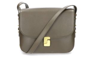 Soeur Bruingroene crossbody met goudkleurige sluiting