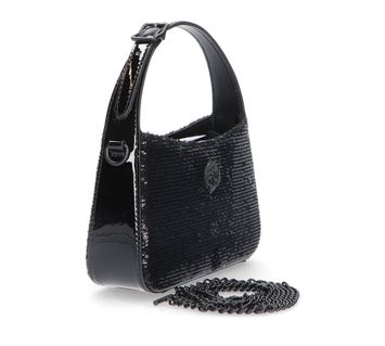 Black mini bond shoulder bag Kurt Geiger 