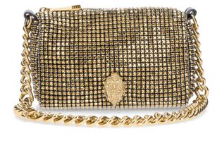 Kurt Geiger Handtas met goudkleurige strass Party Pochet
